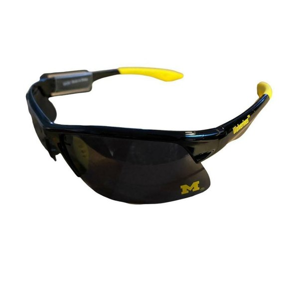 Michigan Wolverines NCAA Polarized Blade Sunglasses NEW NCAA Licensed - Picture 1 of 1